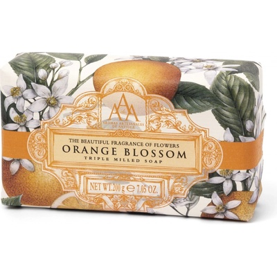 Somerset Toiletry luxusné mydlo v ozdobnom papieri Pomarančový kvet (Orange Blossom Triple Milled Soap) 200 g