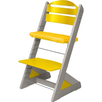 Jitro rostoucí židle Plus ŠEDÁ VÍCEBAREVNÁ Žlutá