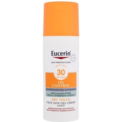 Eucerin Sun Oil Control Sun Gel Dry Touch SPF30 слънцезащитен крем за мазна и склонна към акне кожа 50 ml унисекс