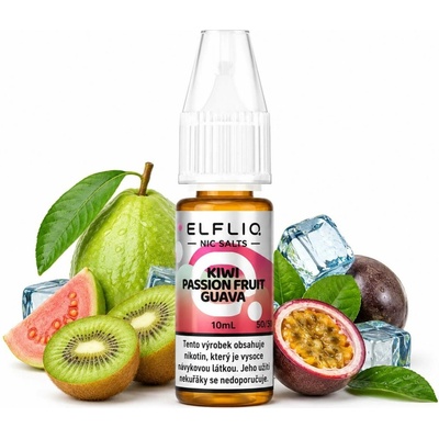 Elfliq Salt Kiwi Passion Fruit Guava 10 ml 10 mg