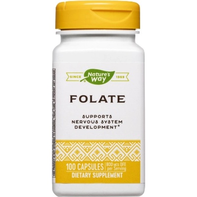 Nature's Way Folate 800 mcg [100 капсули]