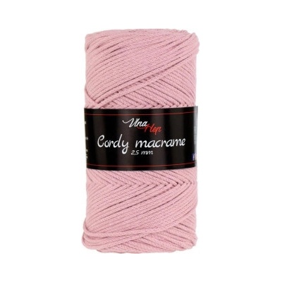 Vlna-hep Cordy macrame VH 2,5mm 8003 růžová