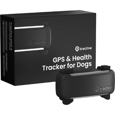 Tractive GPS Dog 6 Tracker pre psov čierny