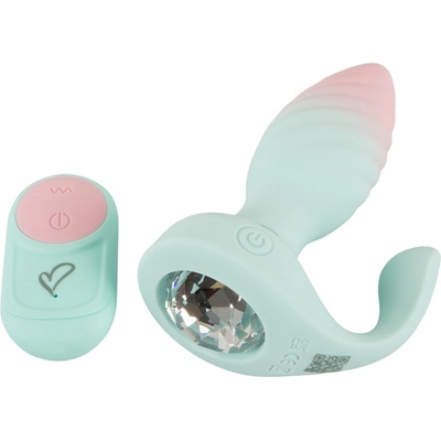 Beau Coeur Juvela - вибриращ анален плуг (тюркоаз)