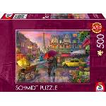 Schmidt Spiele Пъзел Schmidt от 500 части - Париж в дъжда (59713)