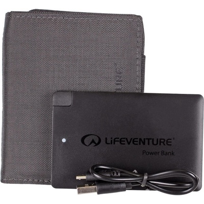 LIFEVENTURE RFiD Charger Wallet Recycled grey