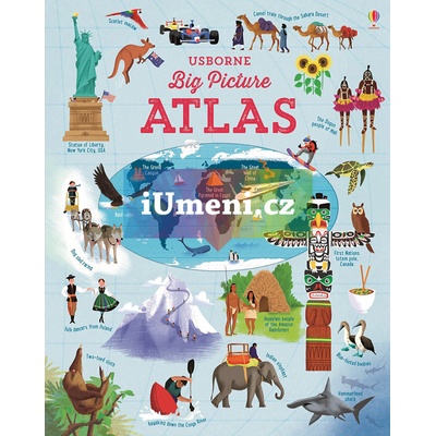 Big Picture Atlas Atlases Emily Bone, Dan Taylor Hardcover