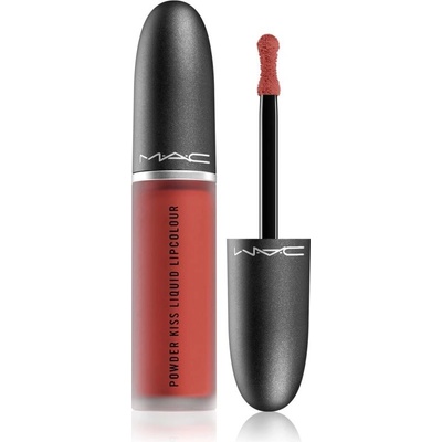 MAC Cosmetics rtěnka Powder Kiss Liquid Lipcolour Devoted To Chili 5 ml