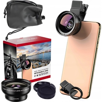 Apexel sada 2 in 1 0,45× Wide Angle + 12,5× Macro 2