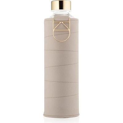 EQUA Mismatch skleněná láhev na vodu 750 ml + obal na láhev