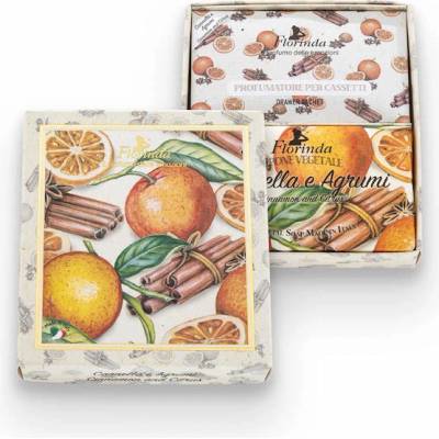 Florinda Mydlo Cinnamon citrus a vonné perličky Darčeková kazeta 200 g