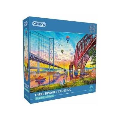 Gibsons Puzzle 1000 pieces Three Bridges / Scotland