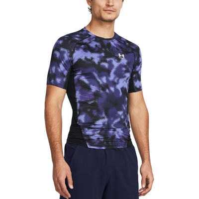 Under Armour Тениска Under Armour UA HG Armour Printed SS Лилав Velikost XS