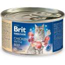 Brit Premium by Nature Cat Chicken with Beef 6 x 0,2 kg