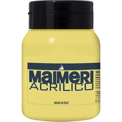 Maimeri Acrilico АКРИЛНА боя Naples Yellow Light 105 500 ml 1 бр (M0934105)