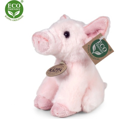 Rappa - Плюшено Прасенце, седящо, 16 см. , серия Еко приятели