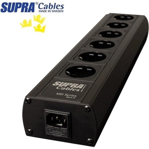 Supra Cables SUPRA MAINS BLOCK MD06-EU SPC BLACK - Silver Edition (094428)