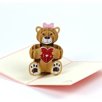 3D prianie Medvedík pre zaľúbených