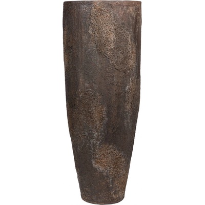 Pottery Pots Květináč Dax hnědá s vysokým leskem M 60 cm 24 cm