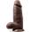 Blush Novelties Голямо двуслойно дилдо от кибер кожа Chub 10'' шоколад