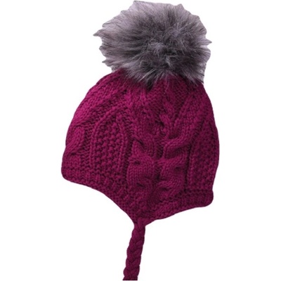 dětská celopodšitá pletená čepice Pletex H099 fuchsiová