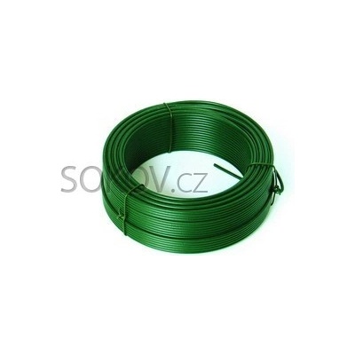 Drát napínací 2,6 x 52 m zelený PVC