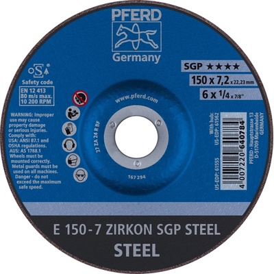 Pferd Brúsny kotúč 150 x 7,2 x 22,23 mm 4007220640784