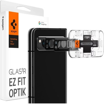 Spigen Glass EZ Fit Optik Pro 2 Pack, black - Google Pixel Fold (AGL06207)