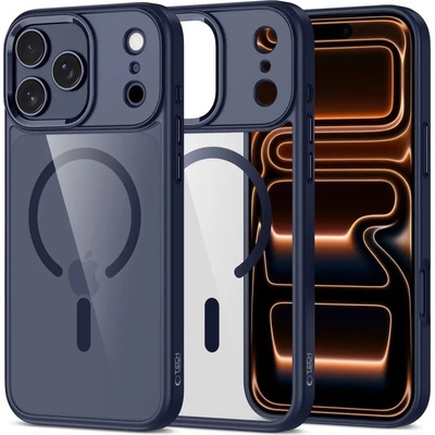 Tech-Protect Кейс Tech-Protect MagMat MagSafe за iPhone 17 Pro - прозрачен, тъмносин (5906302334247)