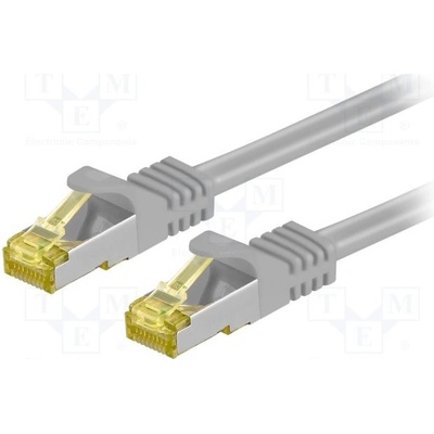 Goobay 91657 Patch, S/FTP; 6a, licna, Cu, LSZH, 20m, šedý
