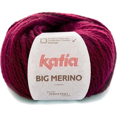 Katia Big Merino 24 Burgundy Red Плетива прежда (BM 24)