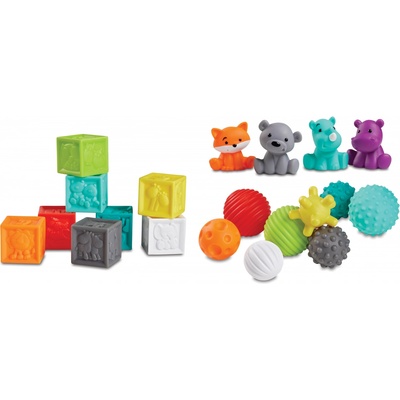 Infantino Комплект бебешки играчки Infantino - 20 броя (IN005373)