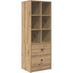 vidaXL Висок шкаф Дъб 45, 5 x 34 x 127 см (869369)