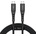 Tech-Protect ub11t ultraboost type-c cable pd 100w / qc3.0 200cm black (5906302390724)
