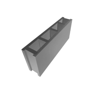 Techstav Tvárnica priečková TP 12, 500x120x220 mm