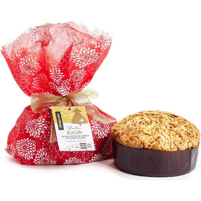 AltroMercato Vánoční Glazované panettone s čokoládou a hrozinkami v hedvábí 750 g