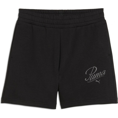 Dámské šortky Ess Script High-Waist Shorts 5 Black