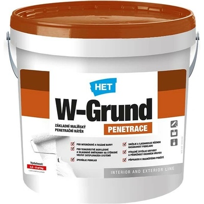 W-grund biela penetrácia 20 KG (100 - 200 m2)