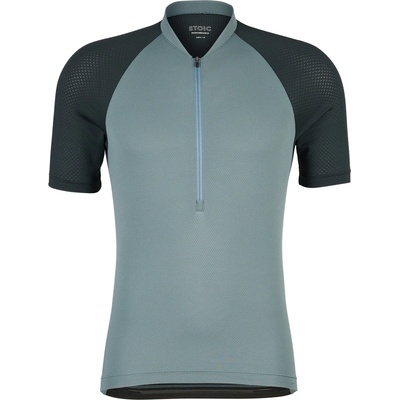 Stoic Мъжка фланелка с къс ръкав за колоездене Stoic LofsdalenSt. Bike Jersey Cycling jersey - Storm Blue / Black - размер XXL (056-3755-0215)