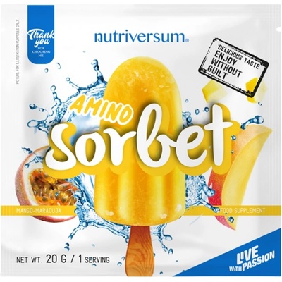 Nutriversum Amino Sorbet | Ready-to-Freeze Amino Ice Cream [20 грама] Манго и маракуя