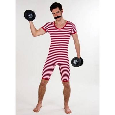 KupMa pánské retro plavky červeno-bílé