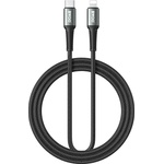 BWOO Кабел 30W, с оплетка, USB-C / Lightning, 2 метра, черен - BWOO