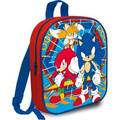 BATOH DO ŠKOLY PRE DETI DO PREDŠKOLSKEJ TRIEDY POHODLNÝ SONIC 29CM