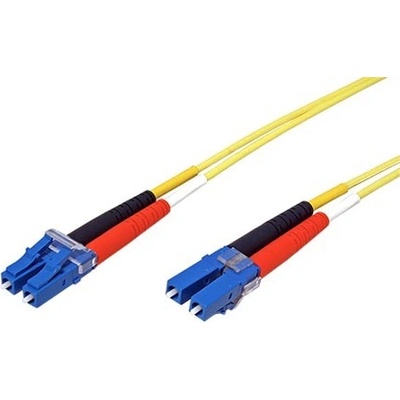 Metz Connect 151P1JOJO05E optický patch, LC-LC 9/125 (single mode), 2mm, duplex, OS2, LSOH, 0,5m