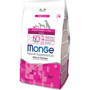 Monge Dog Extra Mini Adult Kuře rýže 3 kg