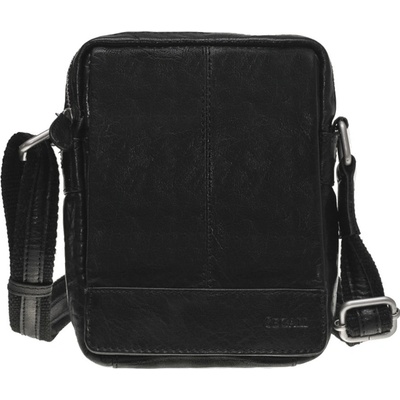 Segali pánska kožená crossbody taška 1110 black