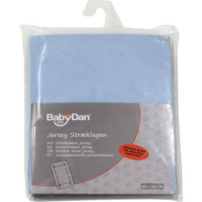 Baby Dan Prostěradlo jersey světle modré 60x120