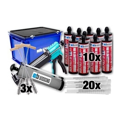 Kotva MALTA chemická polyester Bossong BCR 400 POLYSF bez styrenu 400 ml 20 ks + box ZDARMA – Hledejceny.cz