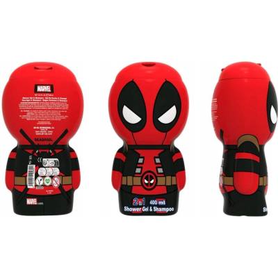 Deadpool sprchový gel a šampon 400 ml 2D
