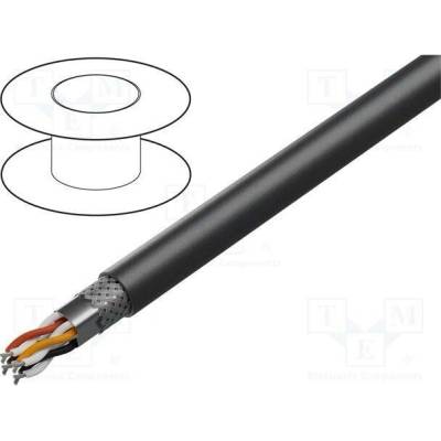 Alpha Wire 25121 BK005 Vodič Xtra Guard® 2 1x2x22AWG PVC černá 300V 30,5m 100ft